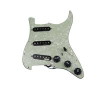 Electric Guitar pickguard Parts 7-Way type fully loaded Prewired Pickguard SSS Ainico 5 Single coil Pickups Set for And Electric guitar (Color : 11)