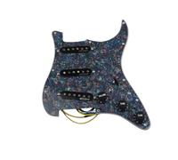 Electric Guitar pickguard Parts 7-Way type fully loaded Prewired Pickguard SSS Ainico 5 Single coil Pickups Set for And Electric guitar (Color : 13)