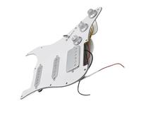 Electric Guitar pickguard Parts SSH Silver Pickup Pickguard ST 48/50/52 Brass Cover Humbucker Guitar Pickguard Loaded Prewired