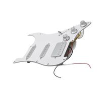 Electric Guitar pickguard Parts ST SSH Silver Pickup Pickguard Electric 48/50/52 Brass Cover Loaded Prewired Scratchplate Assembly