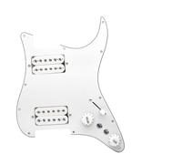 Electric Guitar pickguard Parts Suitable For ST/SQ Panel Assembly HH Alnico Pickup Three-layer PVC Panel Can Be Cut Into Pieces(Color:1)
