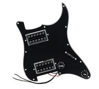 Electric Guitar Pickguard Pickup 1PC 3ply HH Guitar Loaded Pickguard Prewired Humbucker Pickup Assembly Set For Electric Guitar Parts & Accessories