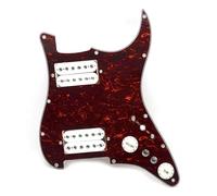 Electric Guitar Pickguard Pickup 5 Prewired ST Pickguard Coil Splitting Pickguard HH Loaded Pickguard With Humbucker Pickups Set Multi Colour(L)