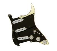 Electric Guitar Pickguard Pickup 7-Way Loaded Pickguard Guitar Pickups SSS Single Coils Alnico 5 Electric Guitar Pickups Wiring Pickguard(Q)