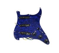 Electric guitar pickguard pickup 7-Way type fully loaded Prewired Pickguard SSS Ainico 5 Single coil Pickups Set for And Electric guitar (Color : 8)