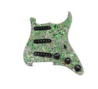 Electric guitar pickguard pickup 7-Way type fully loaded Prewired Pickguard SSS Ainico 5 Single coil Pickups Set for And Electric guitar (Color : 5)