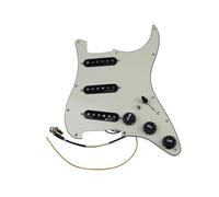 Electric guitar pickguard pickup 7-Way type fully loaded Prewired Pickguard SSS Ainico 5 Single coil Pickups Set for And Electric guitar (Color : 20)