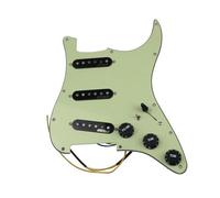 Electric guitar pickguard pickup 7-Way type fully loaded Prewired Pickguard SSS Ainico 5 Single coil Pickups Set for And Electric guitar (Color : 12)