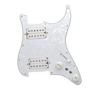 Electric Guitar Pickguard Pickup Alnico 5 HH Prewired Pickguard Coil Splitting Pickguard HH Loaded Pickguard With Humbucker Pickups Pickguard Pickup(Q)