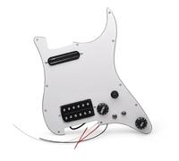 Electric Guitar Pickguard Pickup Alnico 5 Prewired ST Pickguard Coil Splitting Pickguard HH Humbucker+Humbucker Loaded Pickguard With Pickups(A)