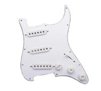 Electric Guitar Pickguard Pickup Alnico 5 SSS Prewired Guitar Pickguard Loaded Pickguard Staggered Pickups 48/50/52mm For FD ST Guitar(I)