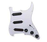 Electric Guitar Pickguard Pickup Alnico 5 SSS Prewired Guitar Pickguard Loaded Pickups Staggered Pickups 48mm 50mm 52mm For FD ST Guitar Multi-color(I)