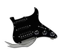 Electric Guitar Pickguard Pickup Black Guitar Pickguard Humbucker Pickups Set Black SSH Loaded Prewired For Electric Guitar