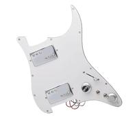 Electric Guitar Pickguard Pickup Brass Cover Two Humbucker Coil Spliting Electric Guitar Pickguard LP Humbucker Loaded Prewired Scratchplate