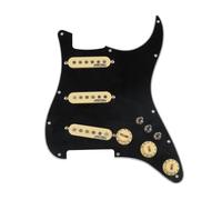 Electric Guitar Pickguard Pickup Electric Guitar 7-Way Type Fully Loaded Prewired Pickguard SSS Ainico 5 Single Coil Pickups Set For Guitar Pickups(B)