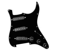 Electric Guitar Pickguard Pickup Electric Guitar Pick Guard Pickups Loaded Prewired Single Coil Pickguard Pickups Parts For FD ST Style Guitar(Black)