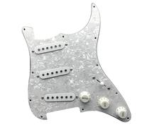 Electric Guitar Pickguard Pickup Electric Guitar Pickguard Pickups Loaded Prewired 11 Hole Single Coil Pickguard Pickups Parts For FD ST Guitar(B)