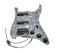 Electric Guitar Pickguard Pickup Electric Guitar Pickups Alnico5 SSH Style Type Fully Loaded Pickguard Guitar Pickguard Pickup(C)