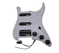 Electric Guitar Pickguard Pickup Electric Guitar Pickups Guitar Pickups Alnico5 SSH Style 7-Way Type Fully Loaded Pickguard(D)