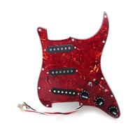 Electric Guitar Pickguard Pickup Electric Guitar Prewired Loaded Pickguard 11 Hole SSS Single Coil Pickups Set For ST Electric Guitar Replacement Parts
