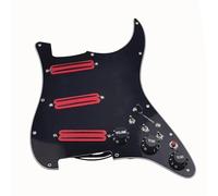 Electric Guitar Pickguard Pickup Fully Loaded Pickguard Plate Mirror Humbucking Pickup Multi-function Push-pull Single-cut Converter For ST Guitar