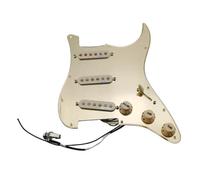 Electric Guitar Pickguard Pickup Guitar Pickups 7-Way Type Fully Loaded Pickguard Alnico5 SSS Single Coil Electric Guitar Pickguard Pickup(E)