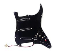 Electric Guitar Pickguard Pickup Guitar Prewired Loaded Pickguard With SSS Black Mini Pickup Set For ST Electric Guitars Replacement Parts