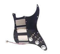 Electric Guitar Pickguard Pickup HHH Prewired Loaded Pickguard With Coil Splitting Ainico 5 Humbucker Pickups Set For ST Guitar Electric Guitars