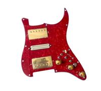 Electric Guitar Pickguard Pickup HSH Prewired Guitar ST Pickguard Set With Kill Converter Alnico 5 Humbucker Pickups Coil Splitting Multi-Switch Harness