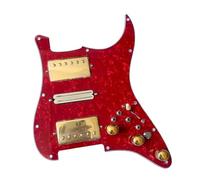 Electric Guitar Pickguard Pickup HSH Prewired Guitar ST Pickguard With Kill Converter Alnico 5 Humbucker Pickups Coil Splitting Multi-Switch Harness
