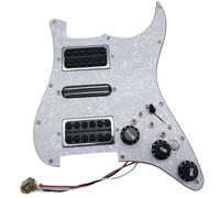 Electric Guitar Pickguard Pickup HSH Prewired Loaded Pickguard With Kill Converter Coil Splitting Humbucker Pickups Set For ST Electric Guitar