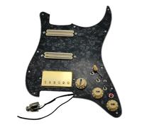 Electric Guitar Pickguard Pickup HSS Guitar Pickups Alnico V Humbucker Pickup Prewired Pickguard Pickups Guitar Wiring Harness Single Cut Set