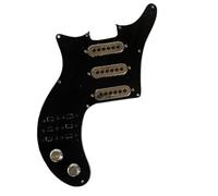 Electric Guitar Pickguard Pickup Left And Right SSS Prewired Guitar Pickguard Set Pickups Multifunction Converter Harness For Guitar Set(Left hand)