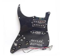 Electric Guitar Pickguard Pickup Left Handed HSH Prewired Loaded Pickguard Set With Coil Splittin Humbucker Pickups Set For ST Guitars Replacement Parts