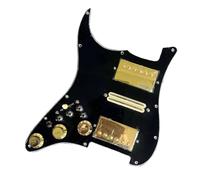 Electric Guitar Pickguard Pickup Left Loaded HSH ST Pickguard Set Split Coil Alnico V Pickups 4 Single Cut Toggle For ST Style Guitar