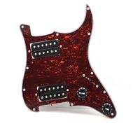 Electric Guitar Pickguard Pickup Multi Colour HH Guitar Pickguard Electric Guitar Pickguard And Black Two Humbucker Loaded Prewired Scratchplate Assembly(K)