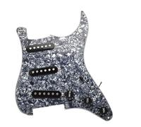 Electric Guitar Pickguard Pickup Multi Colour Pickguard Electric Guitar Pickguard And Black SSS Loaded Prewired Scratchplate Assembly(C)