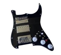 Electric Guitar Pickguard Pickup Prewired HHH Electric Guitar Pickguard Coil Split Converter 3 PCS Humbucker Alnico V Pickups For ST Electric Guitar