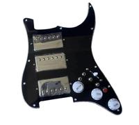 Electric Guitar Pickguard Pickup Prewired HHH Guitar Pickguard Coil Split Converter 3 PCS Humbucker Alnico V Pickups For ST Electric Guitar