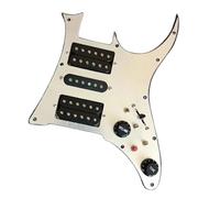 Electric Guitar Pickguard Pickup Prewired HSH Pickguard Alnico V Pickups Split Coil Multifunction Converter Welding Harness For IBZ Guitar