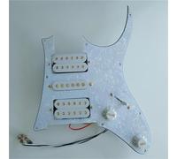 Electric Guitar Pickguard Pickup Prewired HSH Pickguard Loaded Alnico V Pickups Multifuction Converter Orange Cap Welding Harness Guiar Accessories