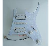 Electric Guitar Pickguard Pickup Prewired HSH Pickguard Loaded Alnico V Pickups Multifuction Converter Orange Cap Welding Harness Guiar Pickguard Pickup