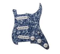 Electric Guitar Pickguard Pickup Prewired Loaded Pickguard Alnico 3 Single Coil Pickups For ST Electric Guitars Replacement Pickguard Pickup Parts(H)