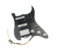 Electric Guitar Pickguard Pickup Prewired Loaded Pickguard Guitar Pickups Humbucker Pickups Alnico 5 HSS Wiring Harness Push-Pull Single Cut Set