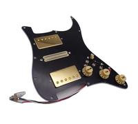 Electric Guitar Pickguard Pickup Prewired Loaded Pickguard W/Coil Splitting HSH Ainico 5 Humbucker Pickup Set For ST Electric Guitars Pickguard Pickup