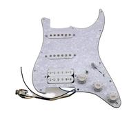 Electric Guitar Pickguard Pickup Prewired Loaded ST Pickguard With HSH Alnico V Humbucker Pickups Set Coil Splitting Converter For ST Electric Guitar(D)