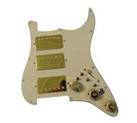 Electric Guitar Pickguard Pickup Prewired Loaded ST Pickguard With Kill Converter Coil Split Humbucker Alnico 5 Pickups 11 Hole For Guitar(A)