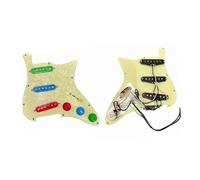 Electric Guitar Pickguard Pickup Prewired Loaded ST Pickguard With SSS Alnico 5 Single-coil Pickups Set For ST Electric Guitar Pickguard Pickup