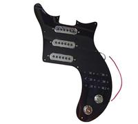 Electric Guitar Pickguard Pickup Prewired Pickups For BM Special Guitar Pre-Wired Pickguard Harness Welding Harness Pickguard Pickups(Black)