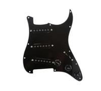 electric Guitar Pickguard pickup set 11 Hole Loaded HSS Prewired Pickguard With Pickups Set 3Ply Black